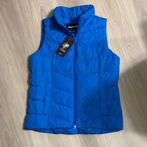 Lands' End Vibrant Blue Quilted Vest